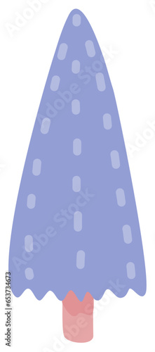 Purple Pine Christmas Tree