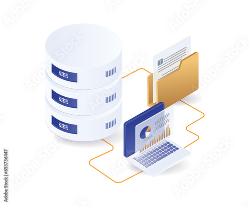 Database analysis server hosting management