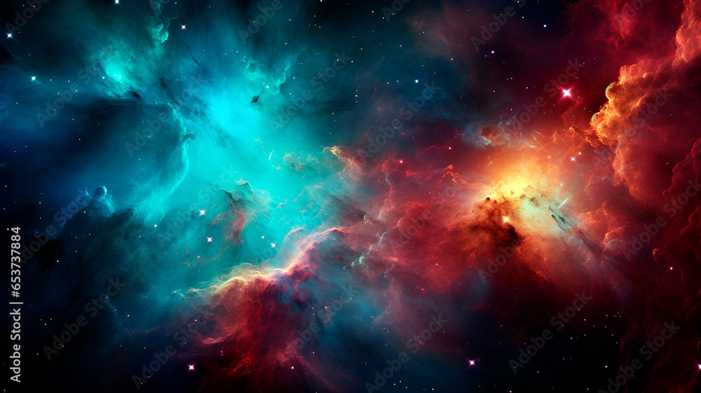 Fototapeta premium Cosmic Dreams: Exploring the Wonders of Space
