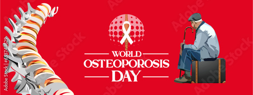 Vector Illustration of World Osteoporosis Day.