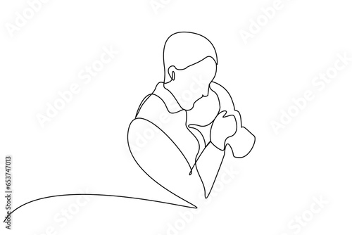 couple in love hug love affection kiss line art design