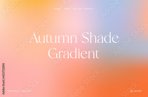 Trendy gradient warmth autumn fluid wave background, colorful abstract liquid. Orange and blue design wallpaper for banner, poster, cover, flyer, presentation, advertising, landing page