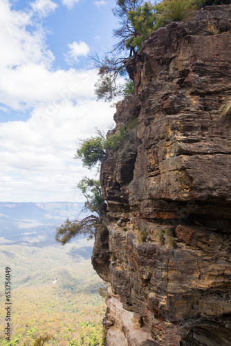 Rocks of the three sisters in the blue mountains, New South Wales