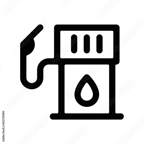 picto logo icones et symbole ecologie pompe essence carburant carbone gras