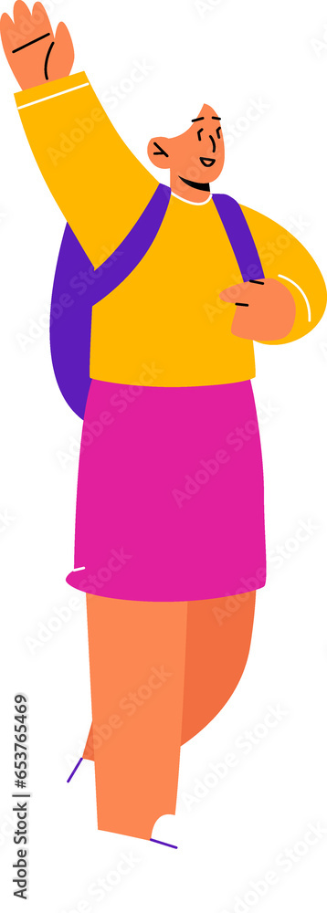 Obraz premium Woman gesturing