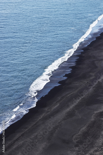 Obraz na płótnie black beach w salonie