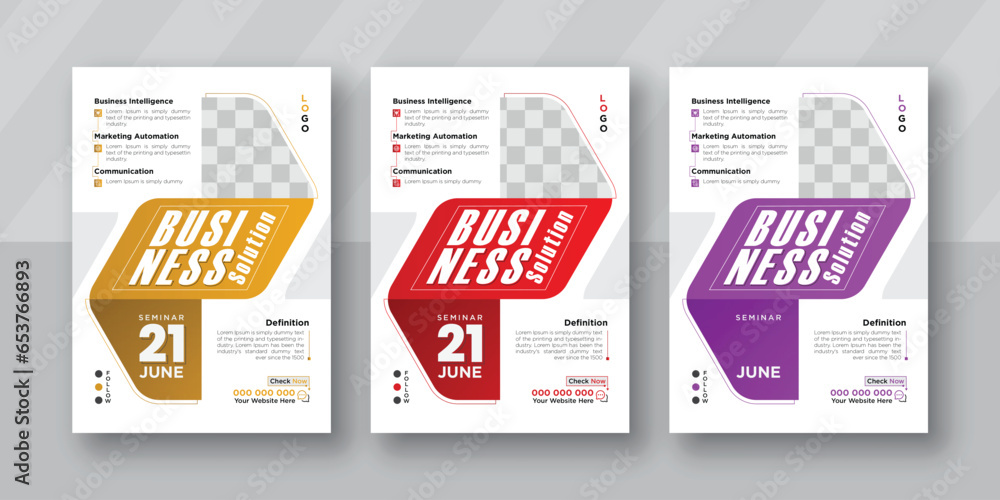 Creative modern flyer, brochure design template, and annual report, book cover, corporate identity template in an A4 page