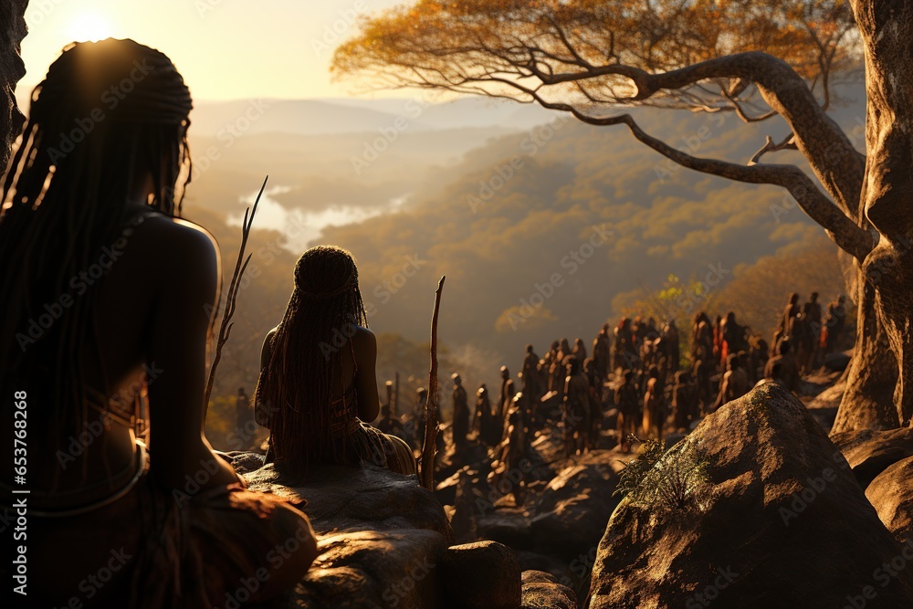 The Hadza Tribe - East Africa's last hunter-gatherers.Generated with AI