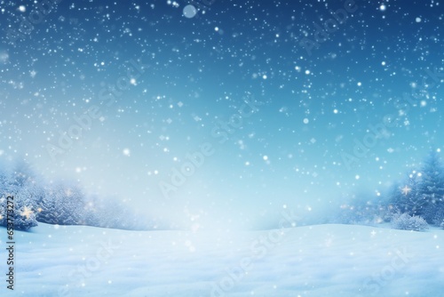 Wallpaper Mural Snowy happy new year background with empty copy space Generative AI Torontodigital.ca