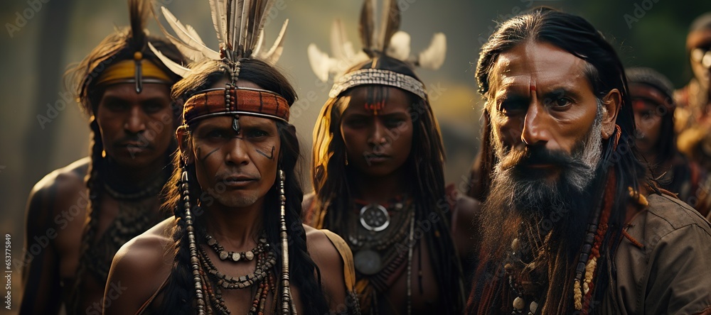 Indigenous people in India, representing the diverse cultures, traditions,Generated with AI Indigenous people in India, representing the diverse cultures, traditions,Generated with AI
