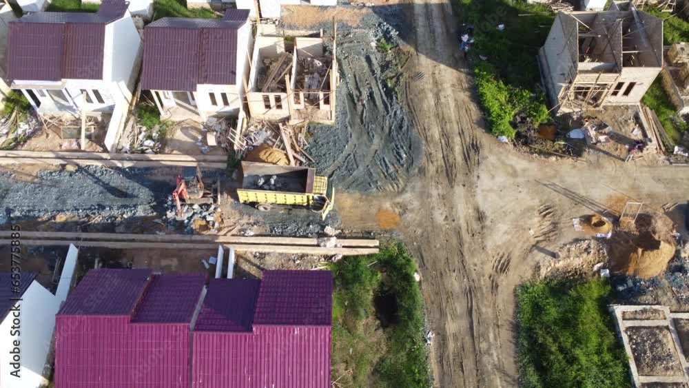 Aerial view of subsidized housing development in South Kalimantan Aerial view of subsidized housing development in South Kalimantan