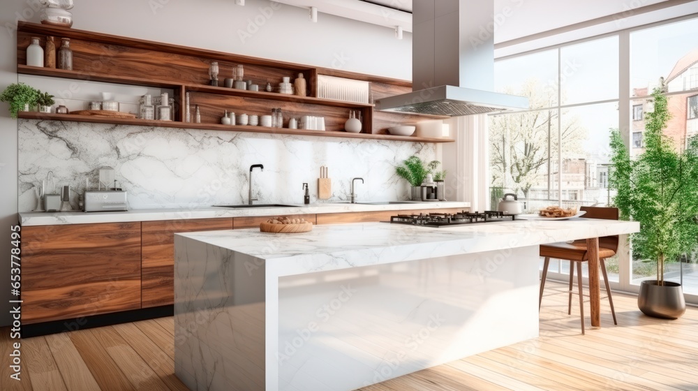 Fototapeta premium modern kitchen