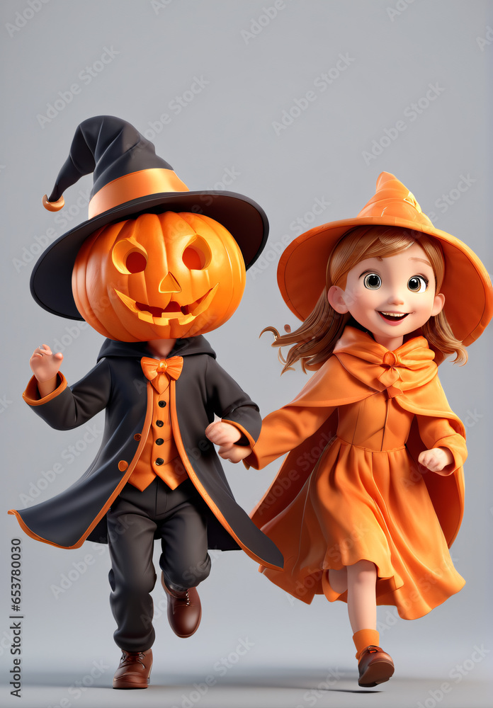 halloween witch with pumpkin halloween witch with pumpkin