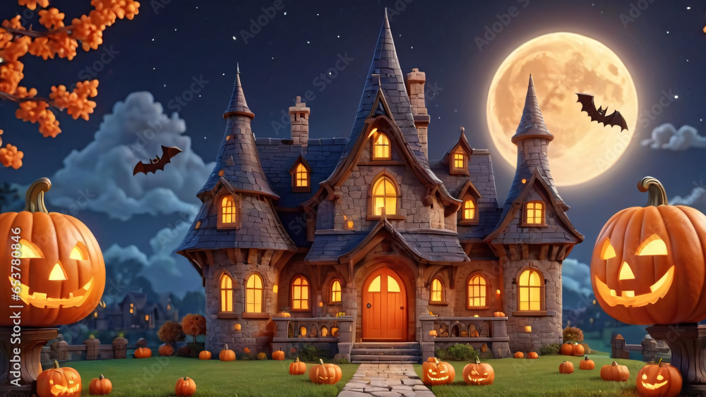 halloween background with pumpkin halloween background with pumpkin