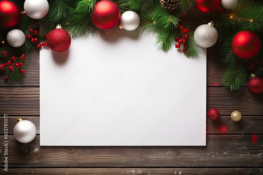 Christmas greeting card or white paper ม wallpaper embodies the festive beauty of the season Christmas greeting card or white paper ม wallpaper embodies the festive beauty of the season