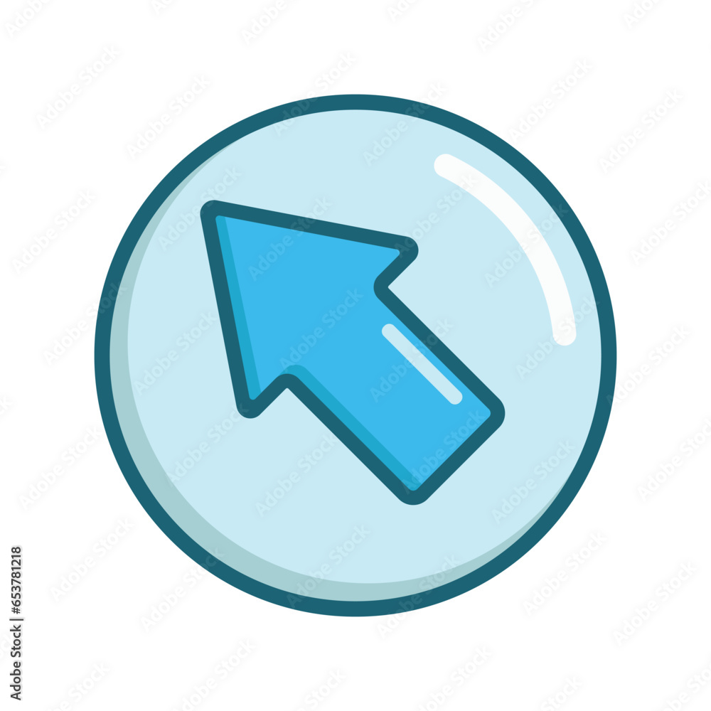 Arrow icon vector on trendy design Arrow icon vector on trendy design