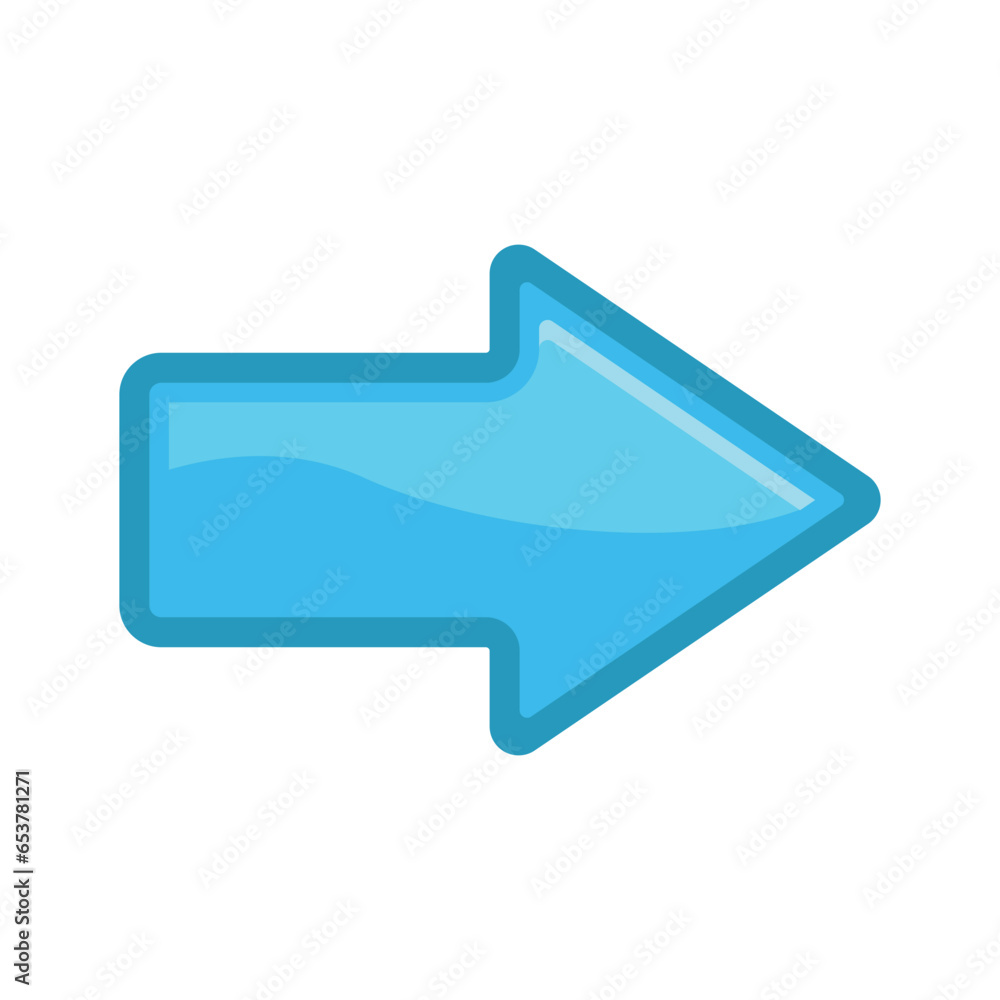 Arrow icon vector on trendy design Arrow icon vector on trendy design