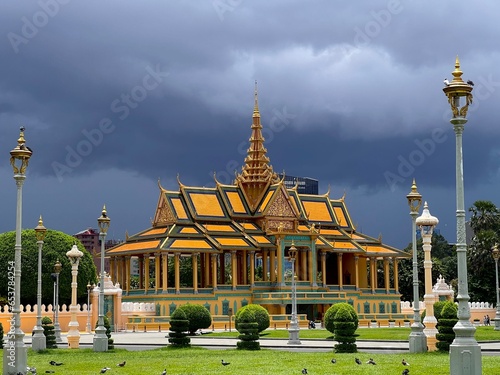 royal palace in Phnom Penh, Cambodia 