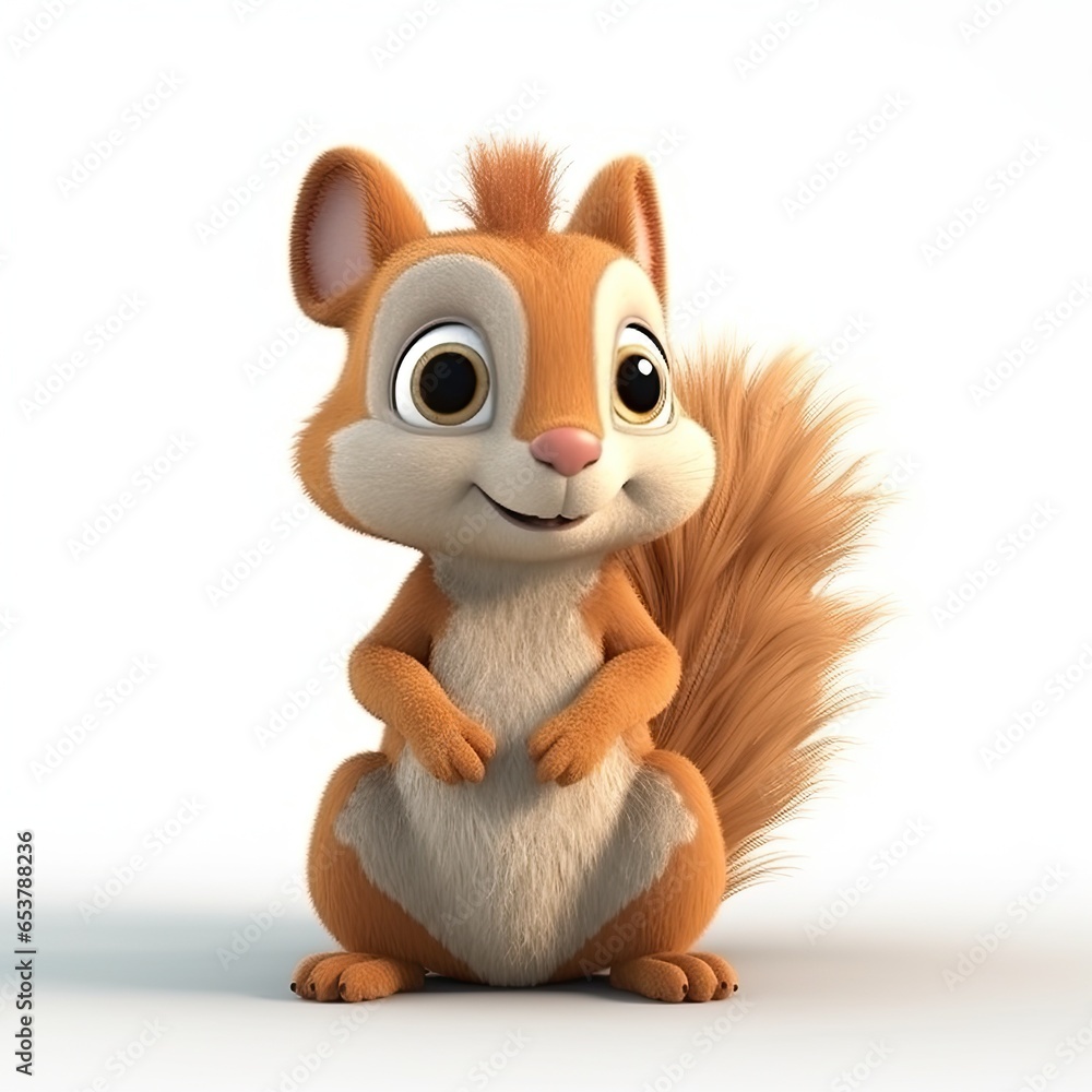 Squirrel cute character Squirrel cute character