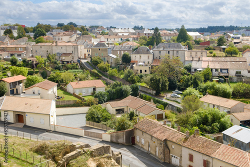 Scenic view of the town of Bressuire, Deux-Sèvres, Nouvelle-Aquitaine, France