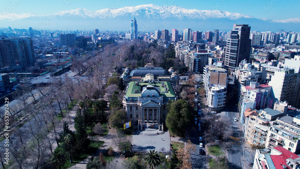 Santiago, Chile: Harmoni Andes Di Jantung Metropolitan