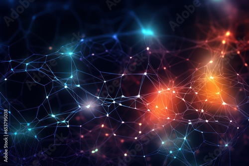 Neural network composed of interconnected neurons