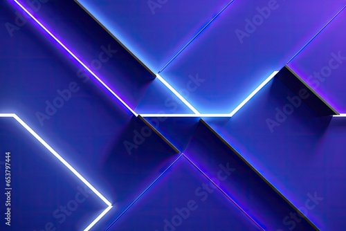 a blue and purple abstract background with shapes, generative ai