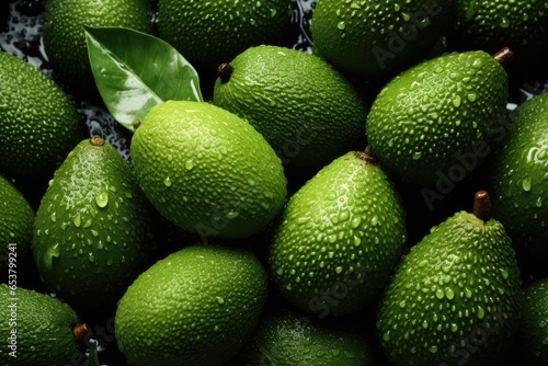 Fresh ripe pear, healthy bio fruit food gardening concept. Generative Ai