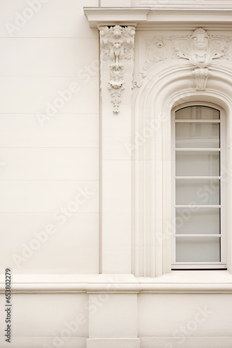 Classical white architecture with elegance and historical charm.