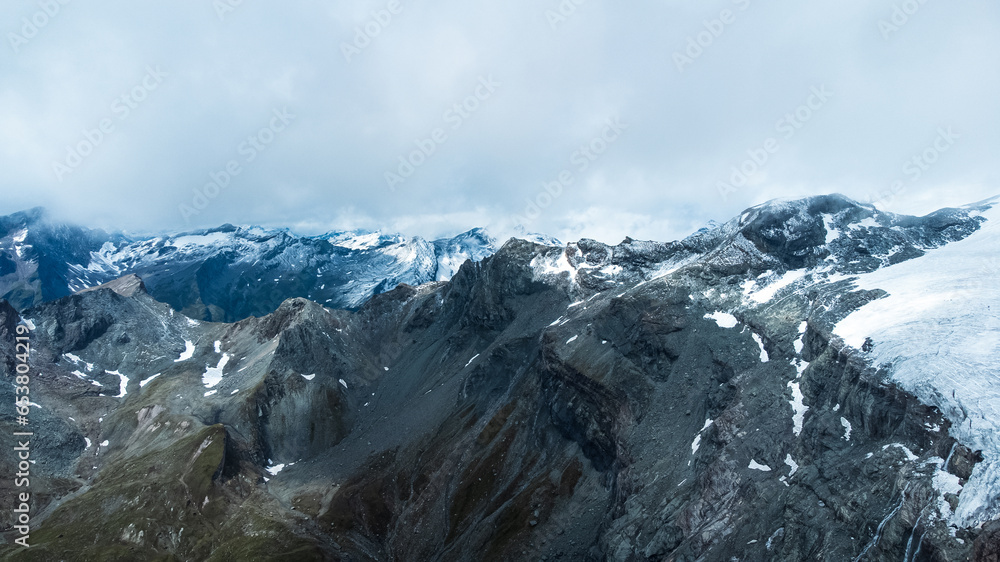 Snow covered Mountains of Austria