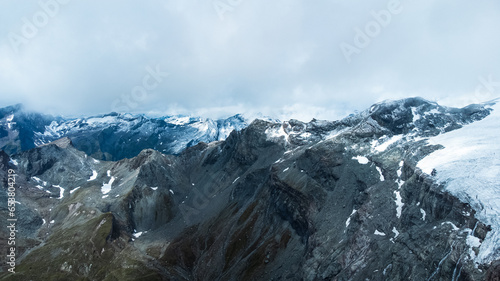 Snow covered Mountains of Austria