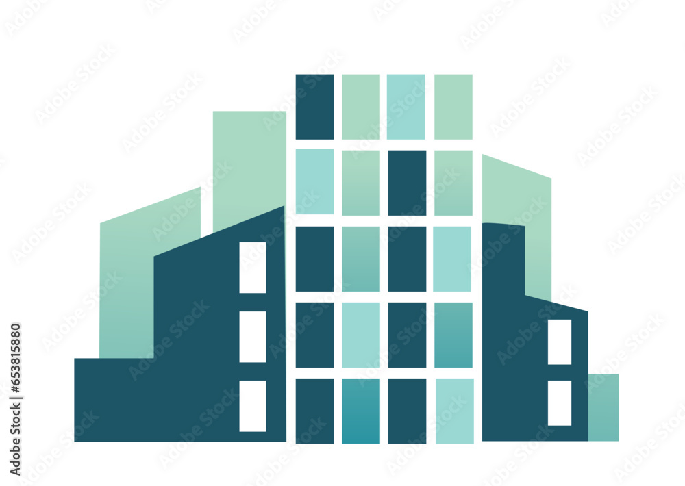 Property or real estate, modern housing vector Property or real estate, modern housing vector