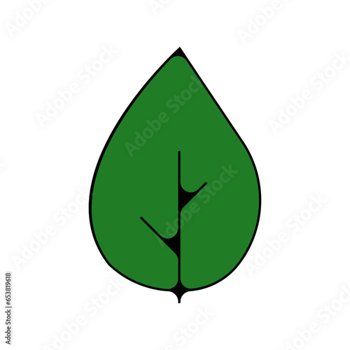 picto logo icones et symbole ecologie feuille plante arbre couleur