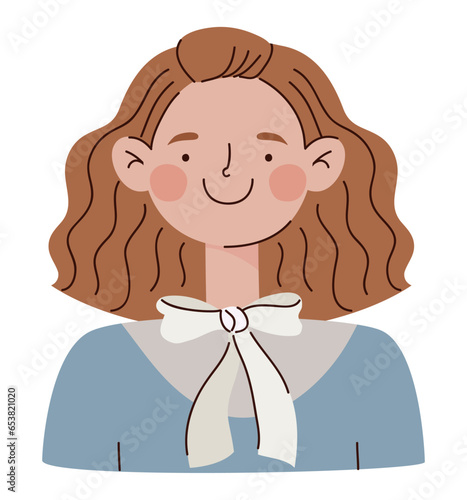 smiling woman design