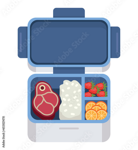 lunch box illustration
