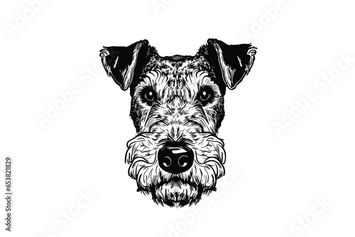 Airedale Terrier Excellence: Top-Quality Vector Art for Dog Enthusiasts