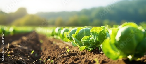Organic vegetables grown on a sunny farm using eco friendly practices Agriculture and agro business with selective focus