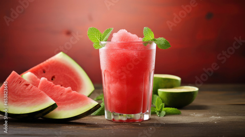 Fresh watermelon and mint agua fresca   a natural and hydrating alternative to sugary drinks