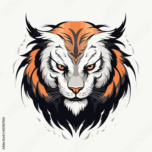 Tiger head vector