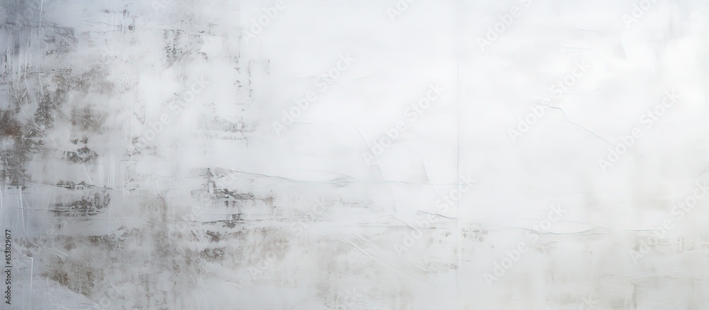 Abstract background featuring rough white metallic wall reflecting texture