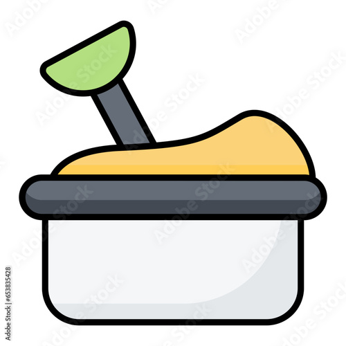 Sandbox Colored Outline Icon