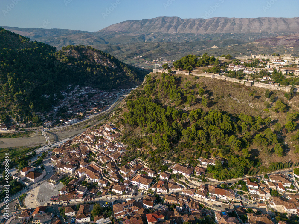 Drone Photo Of Berat Albania