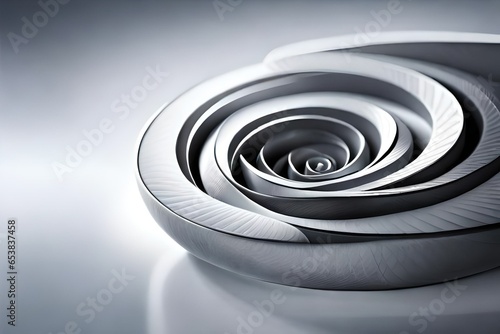3d render of a spiral staircase