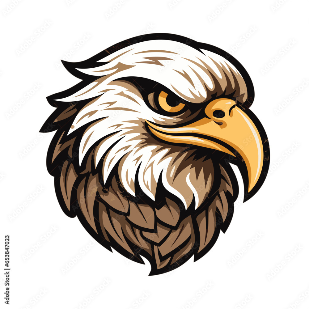 Obraz premium vector eagle illustration