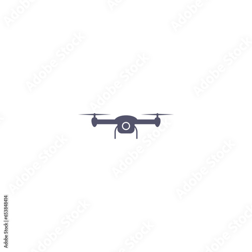 Drone icon symbol isolated on white background © sljubisa