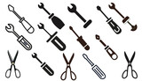 tools icon set