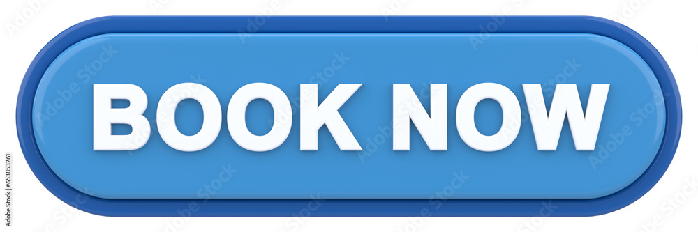 Book now button. 3D illustration. Book now button. 3D illustration.