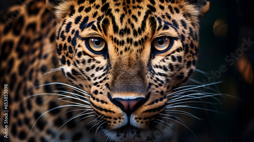 close up of a leopard © Muskan