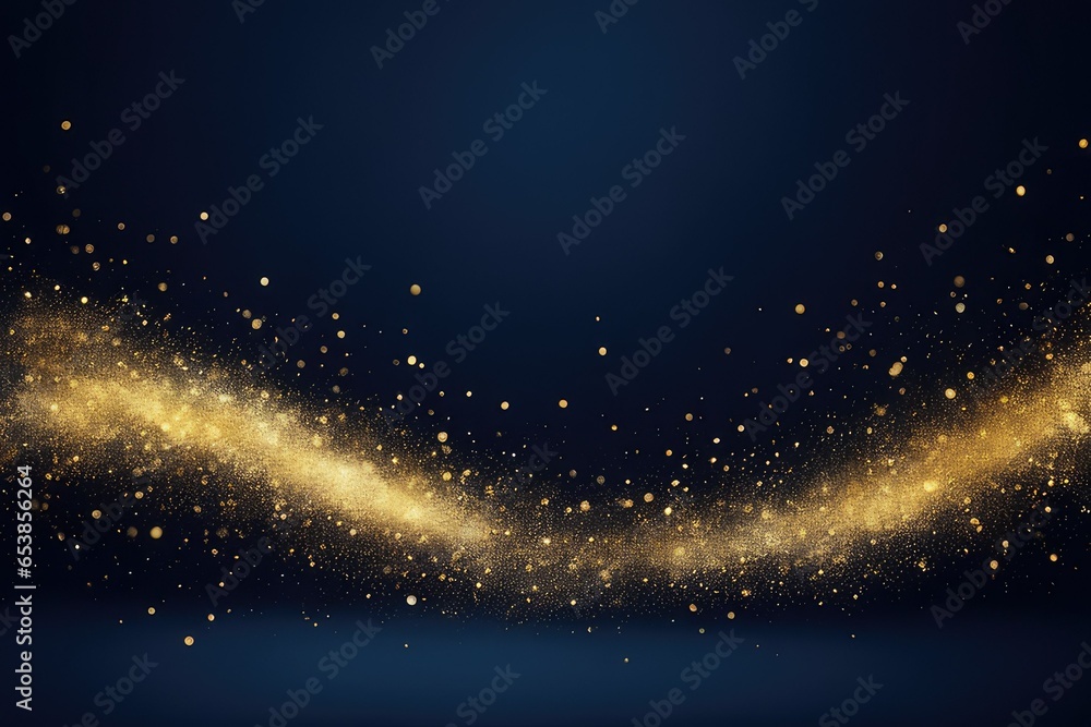 custom made wallpaper toronto digitalblue and gold banner celebrations theme party style