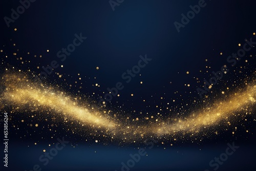 Wallpaper Mural blue and gold banner celebrations theme party style Torontodigital.ca